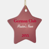 ドイツクラブ、外国語クラブオーナメント セラミックオーナメント (右)