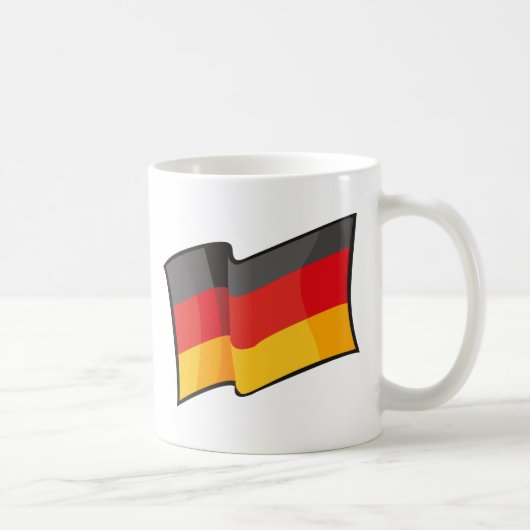 ドイツクールな旗 コーヒーマグカップ (右)