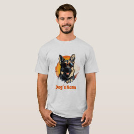 ドイツクールのサングラス付き羊飼い Tシャツ