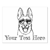 ドイツクールの羊飼い ラバースタンプ (インプリント)