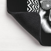 ドイツクール羊飼いドッグオペアートスタイルクリスマス1 マウスパッド (コーナー)