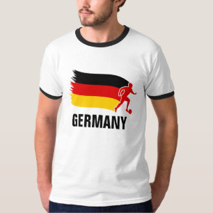 ドイツサッカーの旗 Tシャツ