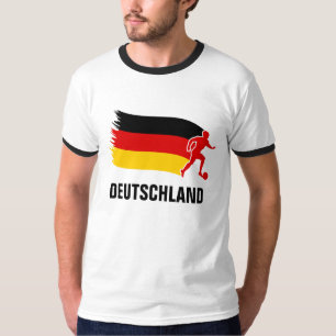 ドイツサッカーの旗 Tシャツ