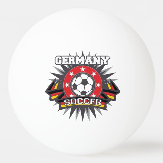 ドイツサッカーの破烈 卓球ボール (裏面)