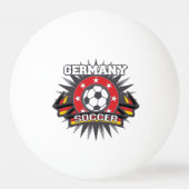 ドイツサッカーの破烈 卓球ボール (正面)