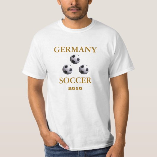 ドイツサッカーのTシャツ Tシャツ (正面)