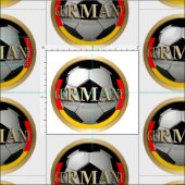 ドイツサッカーボール ファブリック (タイル)