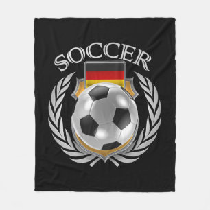 ドイツサッカー2016ファンのギア フリースブランケット