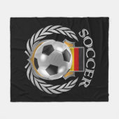 ドイツサッカー2016ファンのギア フリースブランケット (正面(横))