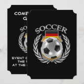 ドイツサッカー2016ファンギア 招待状 (正面/裏面)