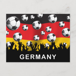 ドイツサッカー ポストカード