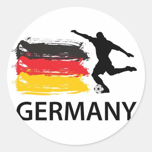 ドイツサッカー ラウンドシール (正面)