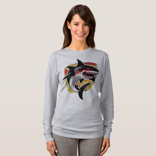 ドイツサメ Tシャツ (正面フル)