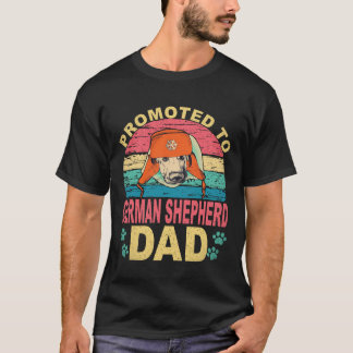ドイツシェパードの父に昇進17ドイツシェパード Tシャツ
