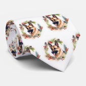 ドイツシェパードクリスマスリースフェスティバルカップ ネクタイ (ロール)