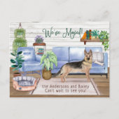 ドイツシェパードコージーニューホームムービング        案内ポストカード (正面)