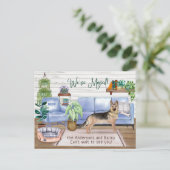 ドイツシェパードコージーニューホームムービング        案内ポストカード (スタンド正面)