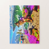 ドイツシェパードドグジグソーレパズル ジグソーパズル (縦)