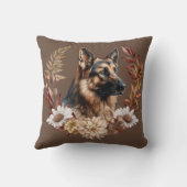 ドイツシェパードドッグオータムリース クッション (裏面)