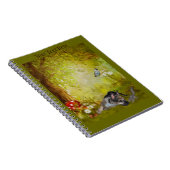 ドイツシェパードパピーファンタジードッグアート ノートブック (右側)