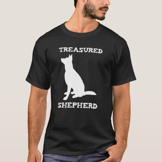 ドイツシェパード犬のオーナーパピー Tシャツ (正面)