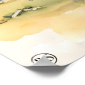 ドイツシェパード – ドッグアートプリント ポスター (角)