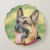 ドイツシェパード ラウンドクッション (裏面)