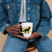 ドイツシェファードシルエットマグ コーヒーマグカップ