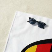 ドイツシェーズカスタム文字ビーチタオル ビーチタオル (インサイチュ)