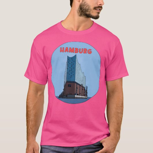 ドイツシティハンブルク Tシャツ (正面)