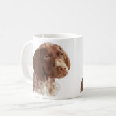 ドイツショートヘアの子犬 コーヒーマグカップ (正面左)