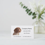 ドイツショートヘアの子犬 名刺 (スタンド正面)