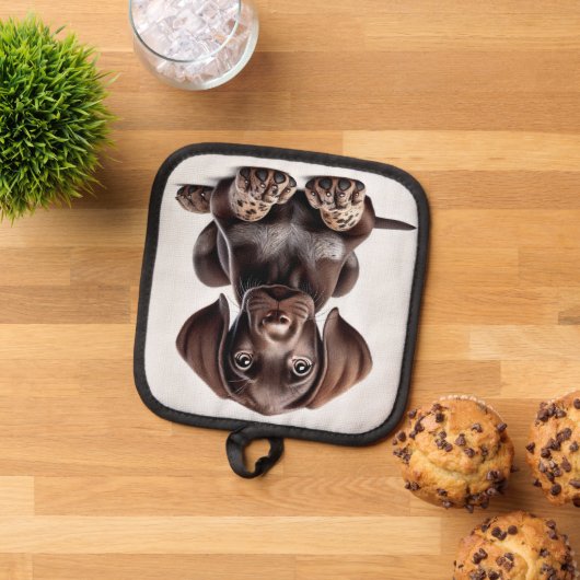 ドイツショートヘアの子犬 鍋敷き (トップダウン)