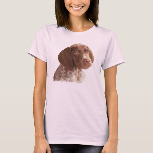ドイツショートヘアの子犬 Tシャツ (正面)
