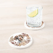 ドイツショートポインターオータムリース コースター (側面)