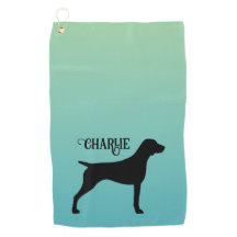 ドイツショートポインターシルエット名前をカスタムする