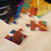 ドイツショートポインタードックアクリルプリント ジグソーパズル (側面)