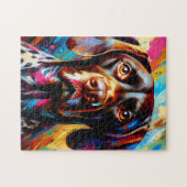 ドイツショートポインタードックアクリルプリント ジグソーパズル (横)