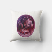 ドイツショートポインタ装飾用クッション クッション (裏面)