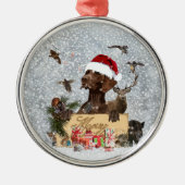 ドイツショートポインタGSPメタルオーナメント メタルオーナメント (正面)