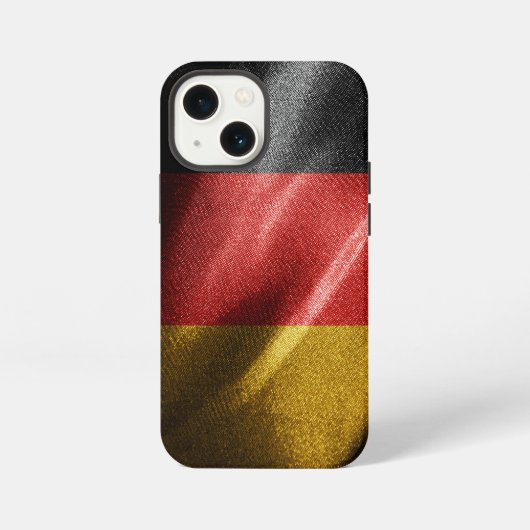 ドイツシルク国旗 iPhoneケース (裏面)