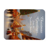 ドイツスタイルクリスマスマーケットグリーティングキッチュ マグネット (横)