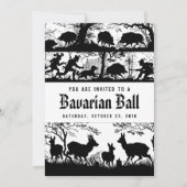 ドイツスタイルバイエルンハンターズボール 招待状 (正面)