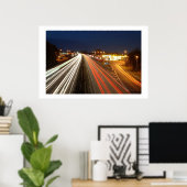 ドイツストップの高速道路 ポスター (ホームオフィス)