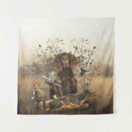 ドイツスパニエル犬ワッテルフンド タペストリー