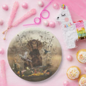 ドイツスパニエル犬ワッテルフンド ペーパープレート (パーティー)