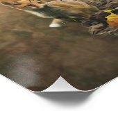 ドイツスパニエル犬ワッテルフンド ポスター (コーナー)