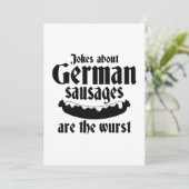 ドイツソーセージ サンキューカード (スタンド正面)