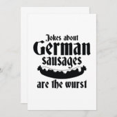 ドイツソーセージ サンキューカード (正面/裏面)