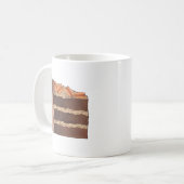 ドイツチョコレートケーキスライス誕生日パーティーピース コーヒーマグカップ (正面左)